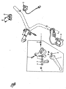 CW50RSX Handle switch. lever