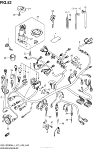 GSX1300R (ABS) Wiring Harness (Gsx1300Ral4 E33)