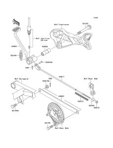 AN112 Педаль тормоза