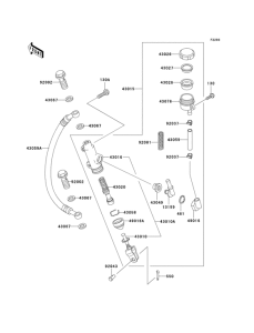 KZ1000 Rear master cylinder(p20)