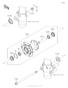  Переднее колесо
