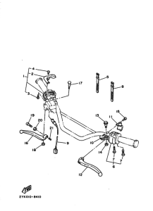 TDR250 ﾊﾝﾄﾞﾙｽｲﾂﾁ. ﾚﾊﾞｰ