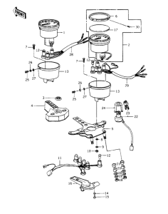 KZ1000 Meters / ignition switch