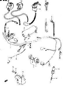TS125 Жгут проводов