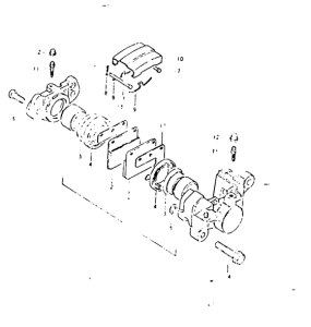 GSX1100 Задний суппортs
