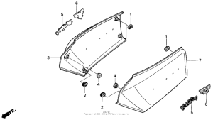 GL1500 Боковые обтекатели