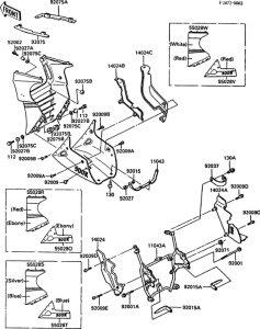 ZX900 Cowling lowers(1 / 2)