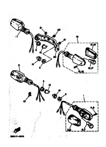 TDR250 TDR250A Проблесковый световой сигнал