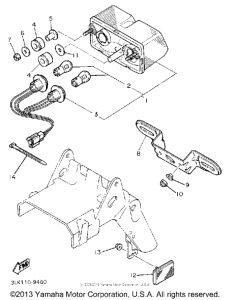FZR1000E Фонарь