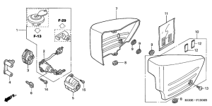 VT125 Боковая крышка