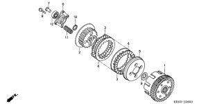 XR125 Бендикс