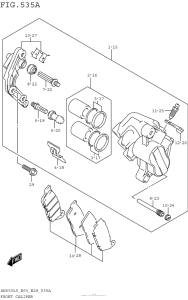 AN650 Передние тормоза