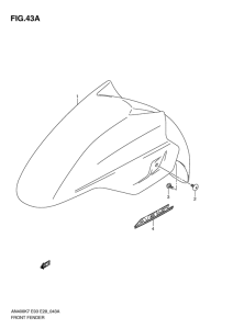AN400 (ABS) Переднее крыло