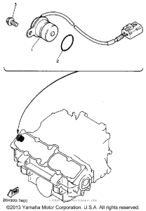 FZR1000W Pickup coil-governor