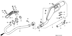 XR200R Глушитель