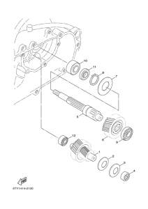 XC125 Трансмиссия