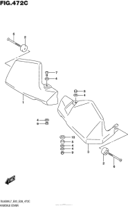 DL650X (ABS) Knuckle Cover (Dl650Xal7 E33)