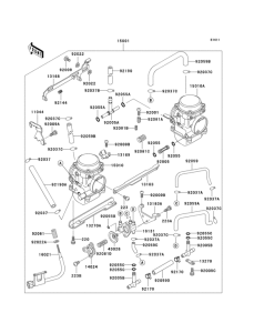 KLE250 Carburetor(1 / 2)