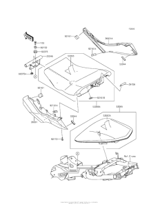 ER650 Сиденье