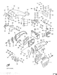 V-MAX12HC Side cover  /  oil tank