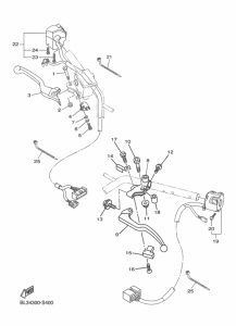 XVS950XR-A (ABS) ハンドルスイツチ & レバー
