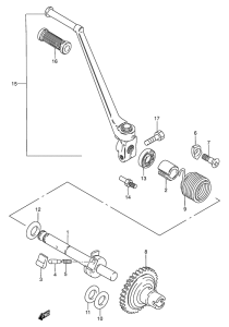 AX100 Ножной стартер