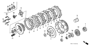 XR250R Бендикс