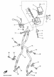 XJR1300 ﾌﾛﾝﾄﾏｽﾀｼﾘﾝﾀﾞ