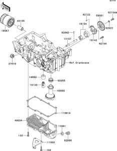 EX300 Масляный насос и фильтр