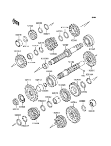 KLE500 Трансмиссия