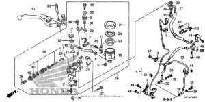 CBR600RR (ABS) Front brake master cylinder (cbr600ra)