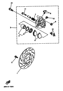 YSR80 YSR80D Передний суппорт