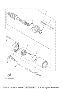 TTR125ES Стартер