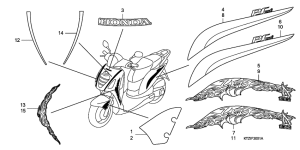 PES125R Mark / stripe