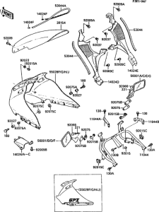 ZX1000 Cowling(1 / 2)