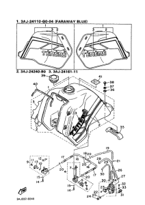 XT600Z Топливный бак