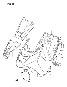 AP50 Front leg shield