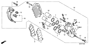 FJS400 Передний суппорт