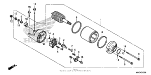 CB1100S (ABS) Стартер