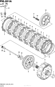 RMX450 Сцепление