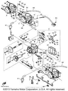 FZR1000W Caruretor
