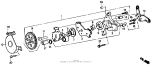 XR250R Oil pump 85-91
