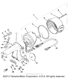 RS100C Задний фонарь