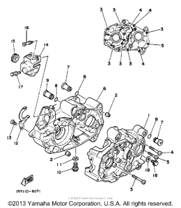BW80U Картер двигателя