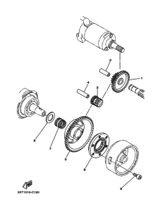 XT250 ｽﾀｰﾀｸﾗﾂﾁ