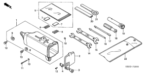 XR125 Инструмент