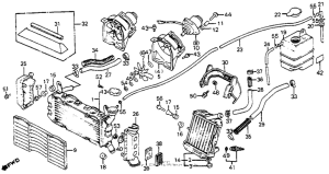 VF700F Радиатор