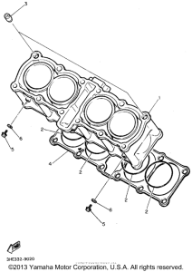 FZR600RF Цилиндры