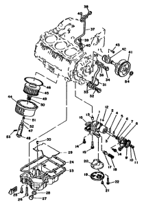 XS750 Oil pump. oil cleaner