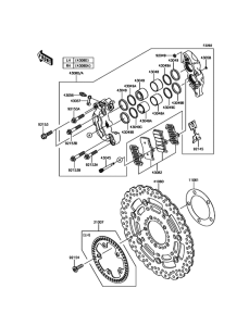 ZR800 Передний тормоз